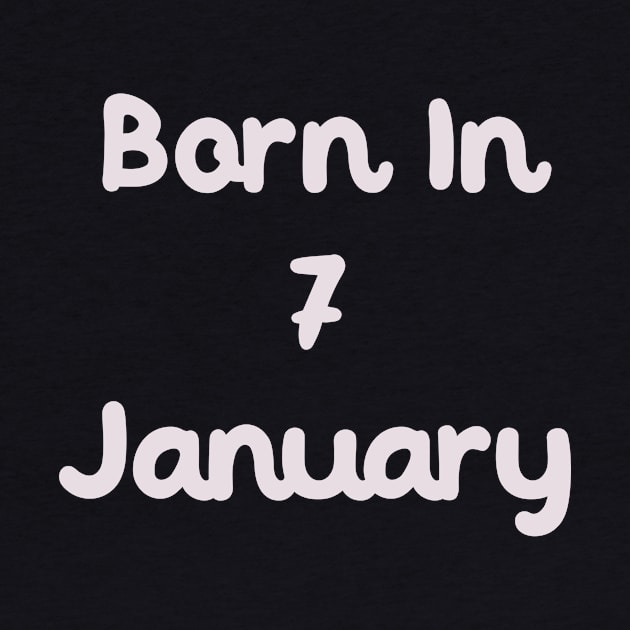 Born In 7 January by Fandie